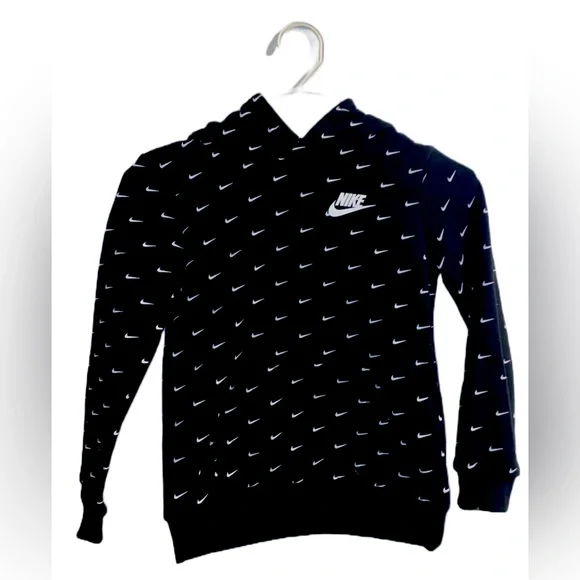 Nike Shirts Tops Nike All Over Swoosh Hoodie For Little Boys Size 4t Poshmark